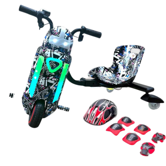 صورة ⚡ سكوتر درفت DP118S – تصميم عصري غرافيتي ⚡